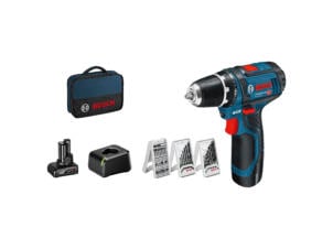 Bosch Professional GSR 12V-15 accu schroefboormachine 12V Li-Ion +2 accu's + lader