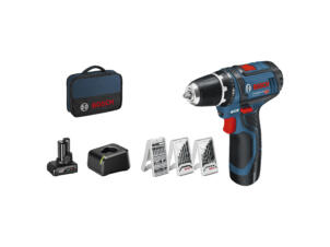Bosch Professional GSR 12V-15 perceuse-visseuse sans fil 12V Li-Ion + 2 batteries + chargeur