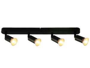Prolight Gaby barre de spots LED GU10 4x3W noir
