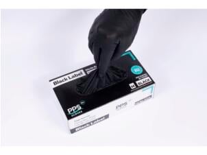 Gants jetables S nitrile 100 pièces noir