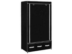 Garde-robe 87x49x159 cm noir