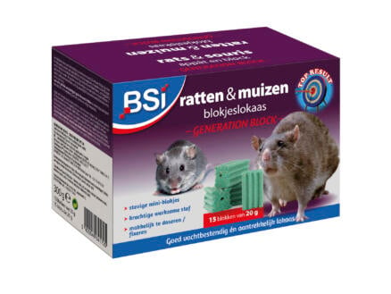 BSI Generation Block appât anti-rats & anti-souris 15x20 g 1