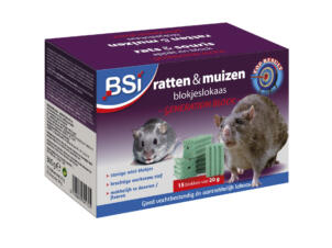 BSI Generation Block blokjeslokaas tegen ratten & muizen 15x20 g