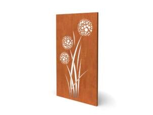 Geroba Gerofence Alium écran de jardin 180x100 cm acier corten rouille