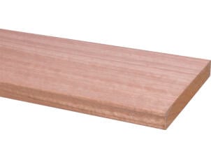 Geschaafde plank hardhout 27x190 mm 240cm