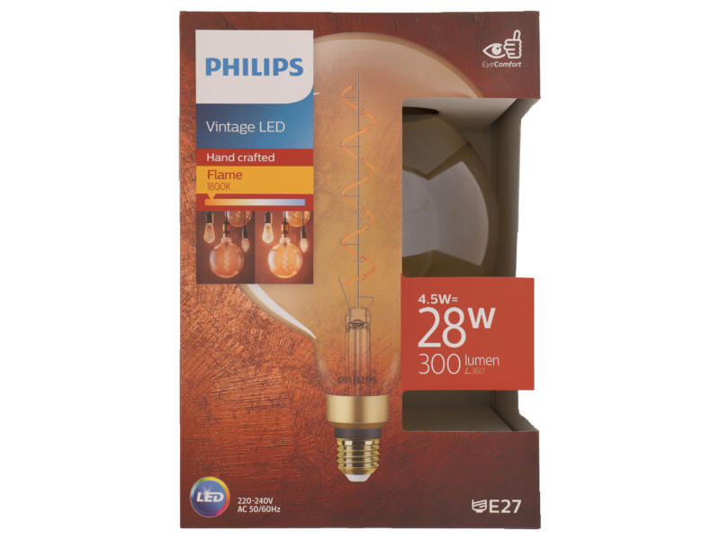 Philips Giant LED bollamp filament goud E27 5W