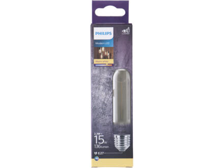 Philips Giant Modern Smoky ampoule LED tube E27 2,3W blanc chaud 1