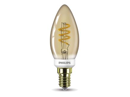 Philips Giant Vintage ampoule LED flamme E14 3,5W dimmable gold