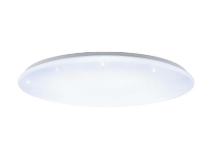 Eglo Giron-S plafonnier LED 80W + télécommande dimmable blanc/crystal 1