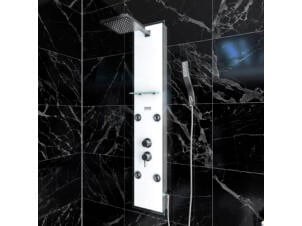 Aurlane Glass colonne de douche blanc