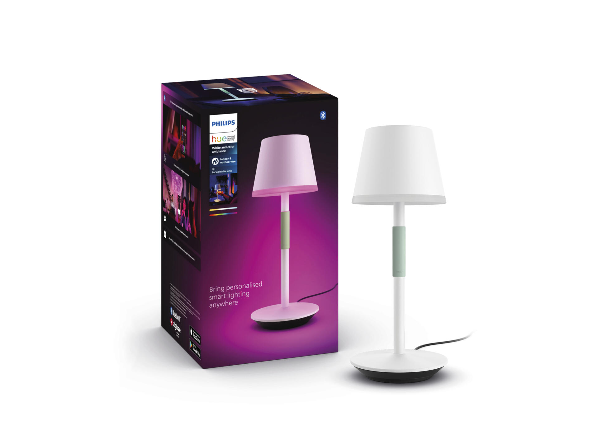 Philips Hue Go lampe de table LED portable 6W blanc