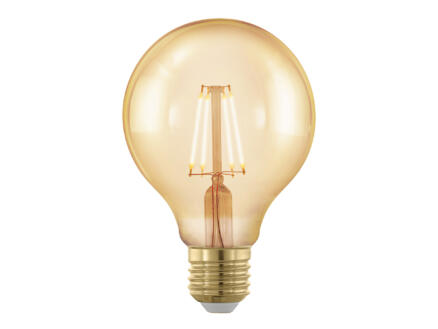Eglo Gold Age Globe 80 Step Dimming ampoule LED globe filament E27 4W blanc chaud