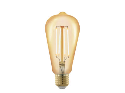 Eglo Gold Age ST64 Step Dimming LED peerlamp filament E27 4W warm wit 1