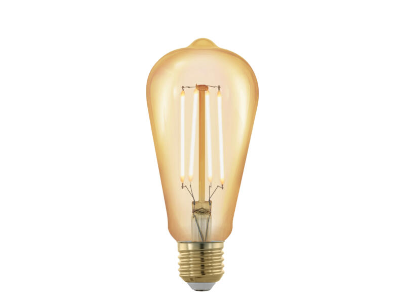 Eglo Gold Age ST64 Step Dimming ampoule LED poire filament E27 4W blanc chaud