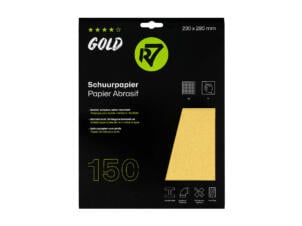 Gold papier abrasif G150 230x280 mm 5 pièces