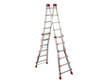 Escalo Goliath telescopische ladder 4x6 sporten 1