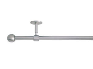 My Deco Gordijnroede set uitschuifbaar 160-280 cm inox look