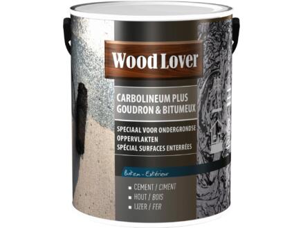 Wood Lover Goudron produit imperméabilisant 4l noir 1