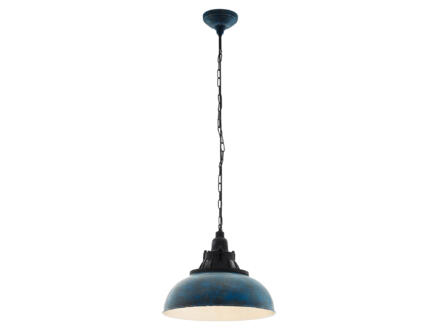 Eglo Grantham 1 hanglamp E27 max. 60W blauw 1