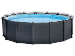 Intex Graphite Panel zwembad 478x124 cm + pomp