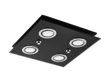 Eglo Grattino LED plafondlamp GU10 4x3 W zwart 1