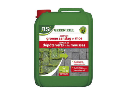 BSI Green Kill vloeistof tegen groene aanslag en mos 5l 1