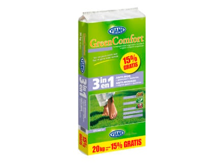 Viano GreenComfort 3-in-1 gazonmeststof 17kg + 3kg gratis 1