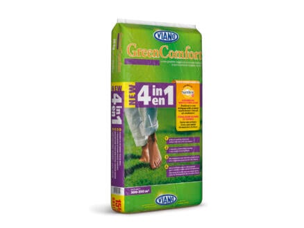 Viano GreenComfort 4-en-1 engrais gazon 20kg + 15% gratuit 1