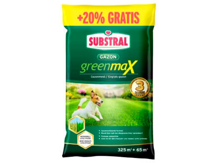 Substral Greenmax engrais gazon 325m² + 20 % gratuit 1
