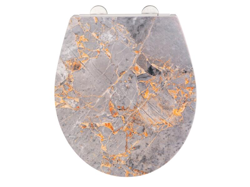 Wenko WC-bril grey marble