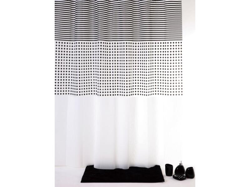Allibert Grey rideau de douche 180x200 cm lignes