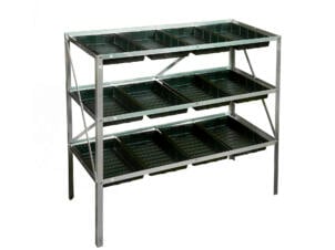 Royal well Grow Rack 12 étagère de culture gris