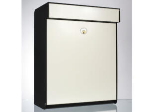 Allux Grundform boîte aux lettres acier galvanisé blanc