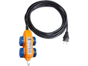 Brennenstuhl H07RN-F 3G2,5 bloc multiprise IP44 4x avec câble 5m