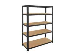 Practo Home Heavy Duty étagère 180x120x45 cm métal/bois noir