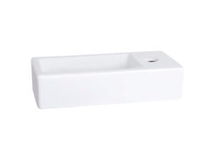 Differnz Helios lave-mains droite 37,5x18,5 cm blanc
