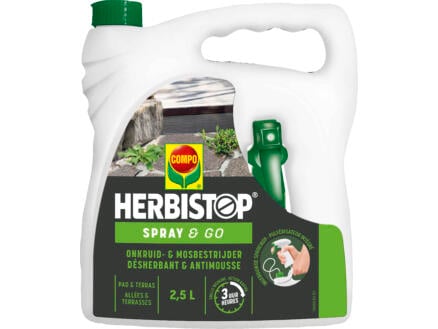 Compo Herbistop Spray & Go désherbant allées & terrasses 2,5l 1