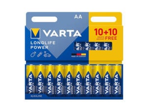 Varta High Energy pile AA 10+10 gratuit