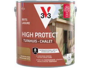 V33 High Protect lasure bois chalet 2,5l chêne naturel