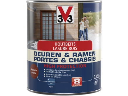 V33 High Protection houtbeits ramen & deuren zijdeglans 0,75l mahonie 1