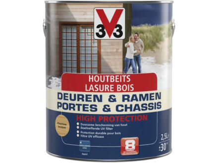 V33 High Protection houtbeits ramen & deuren zijdeglans 2,5l kleurloos 1