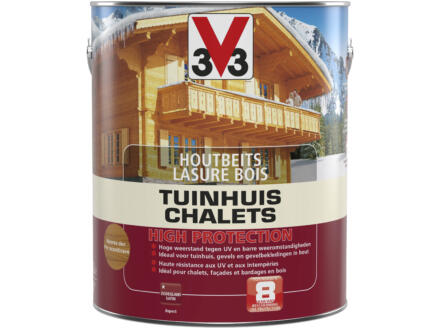 V33 High Protection houtbeits tuinhuis zijdeglans 2,5l noorse den 1