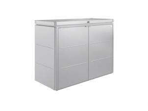 Biohort HighBoard 160 rangement extérieur 160x70x118 cm argent métallique