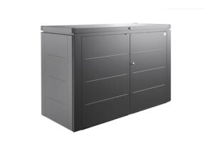 Biohort HighBoard 200 rangement extérieur 200x84x127 cm gris foncé métallique