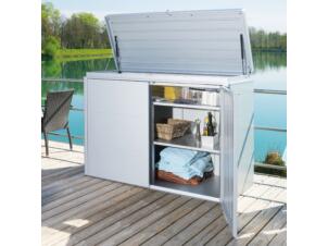 Biohort HighBoard 200 tuinberging 200x84x127 cm zilver metallic