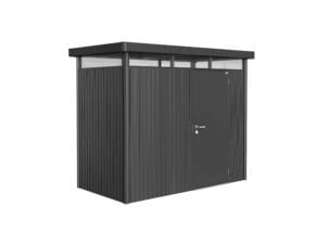 Biohort HighLine H1 abri de jardin 275x155x222 cm gris foncé métallique