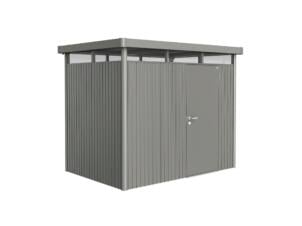 Biohort HighLine H2 tuinhuis 275x195x222 cm kwartsgrijs metallic