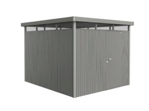 Biohort HighLine H5 tuinhuis 275x315x222 cm kwartsgrijs metallic