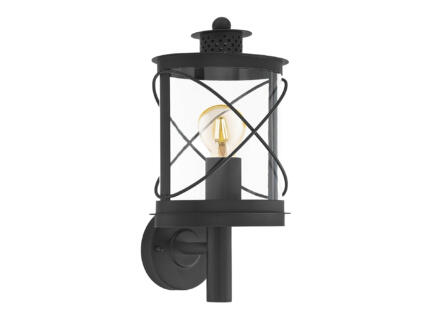 Eglo Hilburn wandlamp lantaarn E27 max. 60W zwart 1