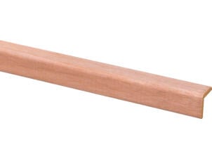 Hoekprofiel 20x20 mm 270cm hardhout rood